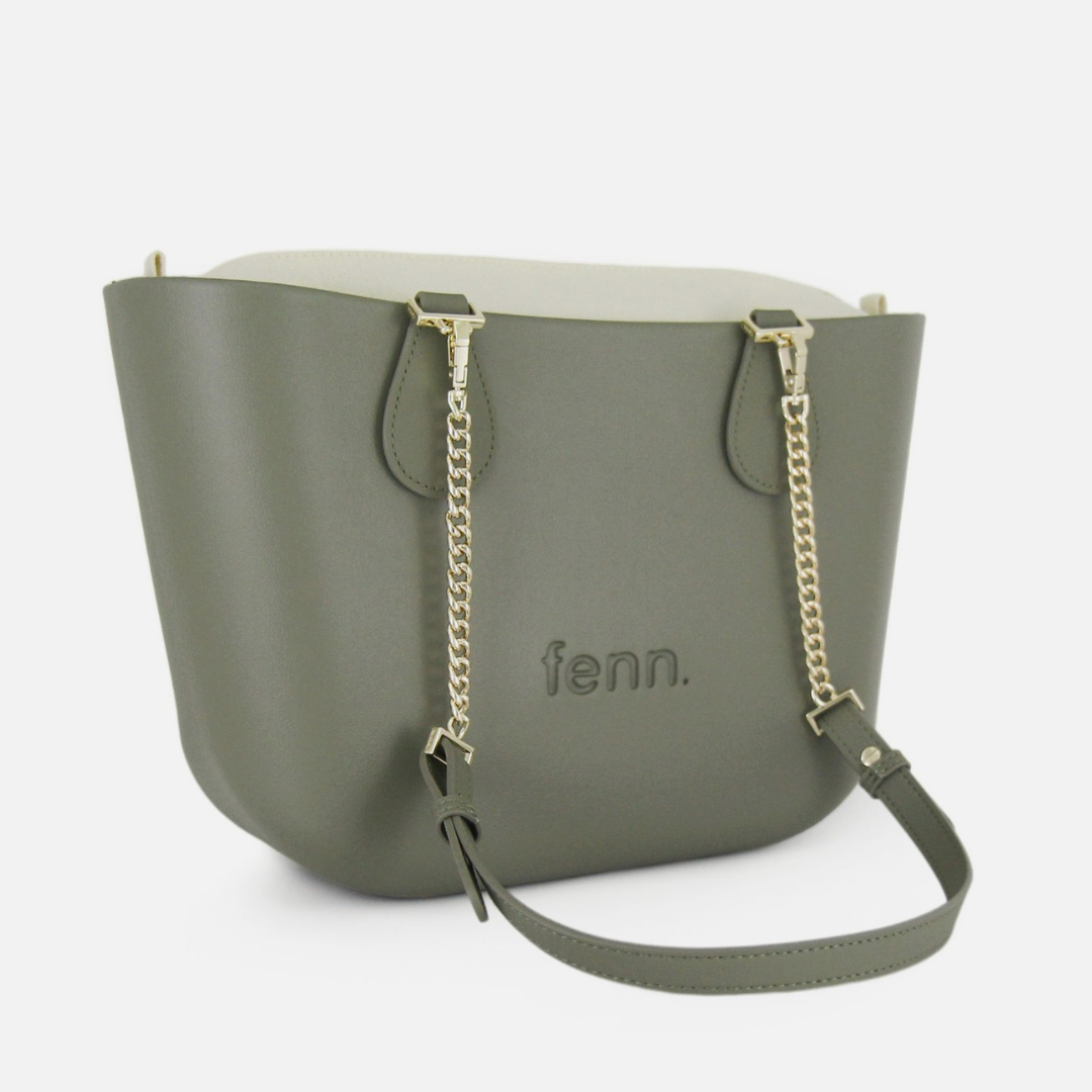 Petite Handbag - Watercress - Gold Chain