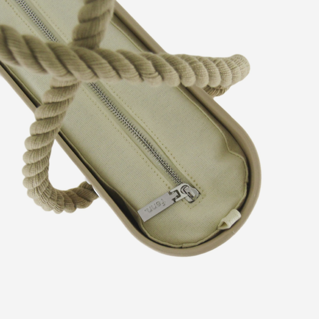 Petite Handbag - Sand Rope Handle