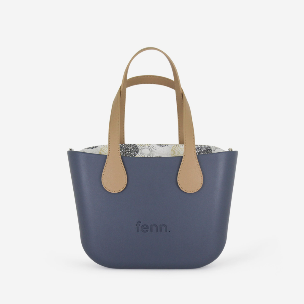 Petite Handbag - Denim - Light Tan