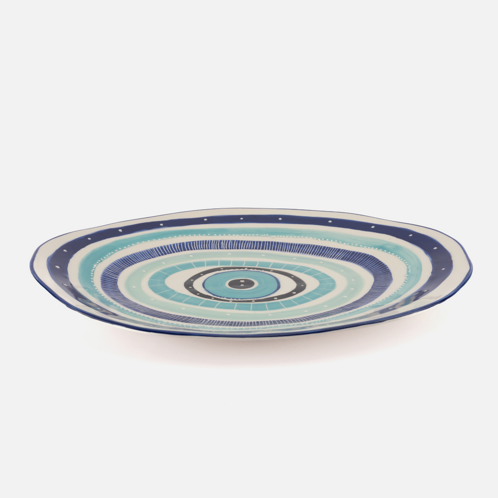 Round Platter - Evil Eye