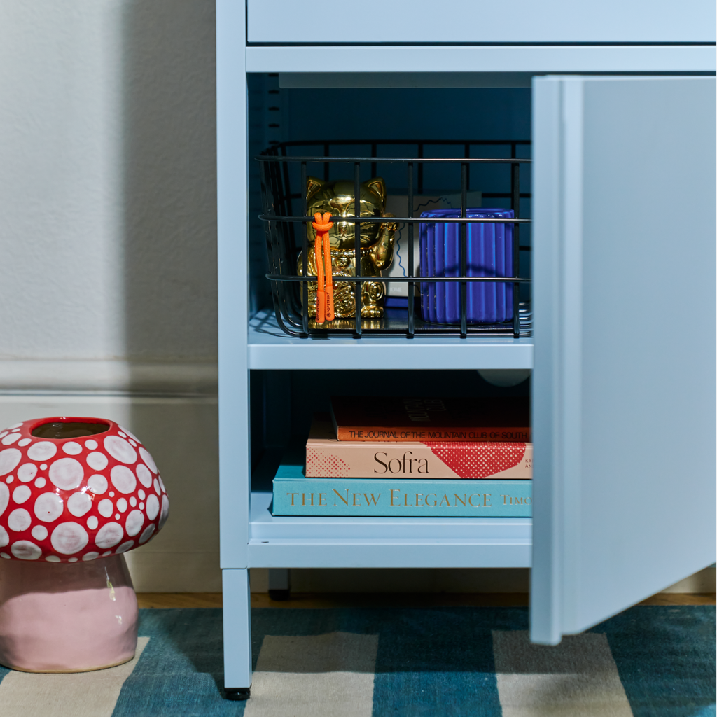 Popstrukt Bon Bon Buddy Side Table - Salt Blue