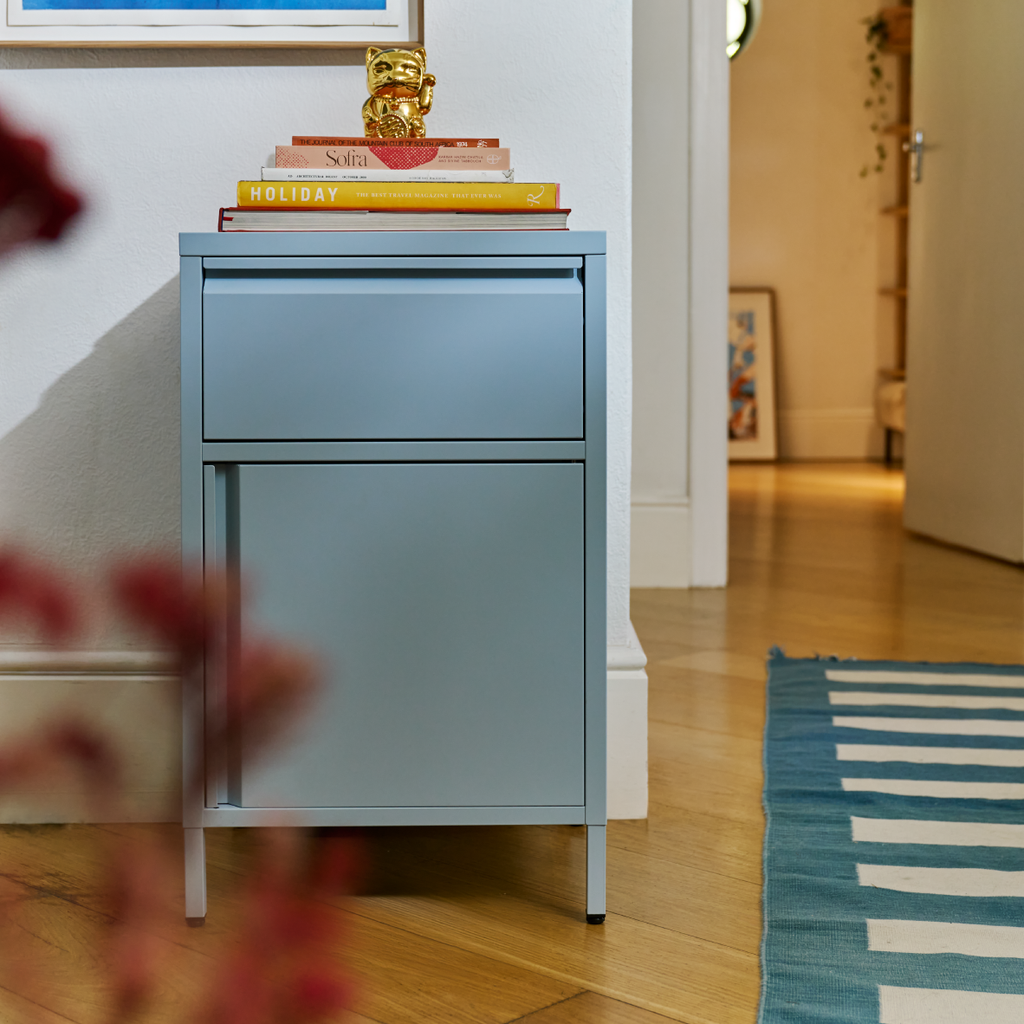 Popstrukt Bon Bon Buddy Side Table - Salt Blue