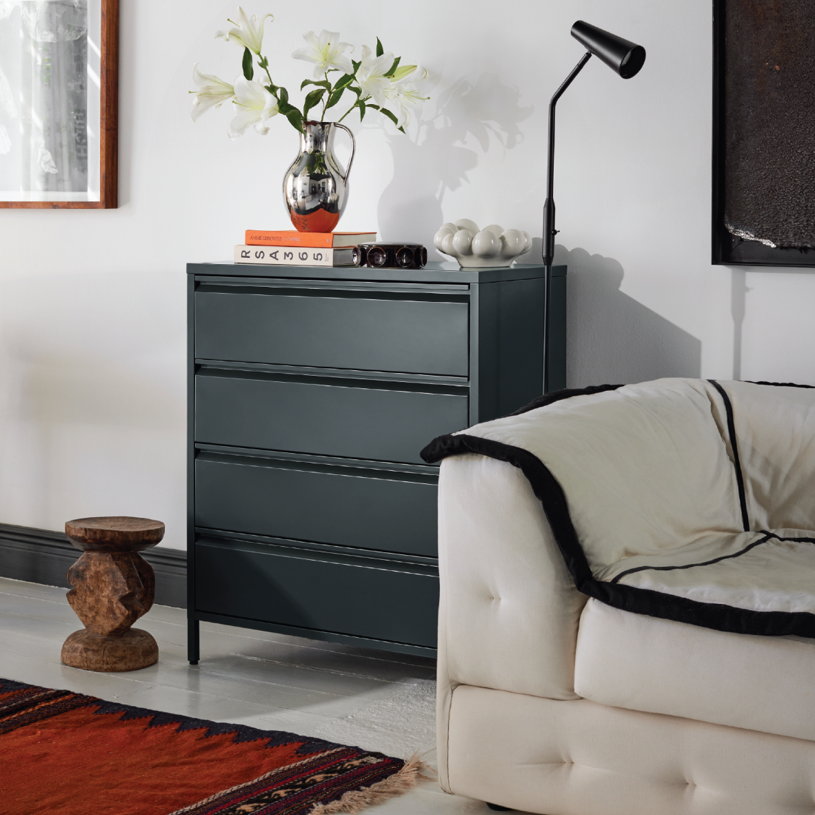 Popstrukt Bon Bon Chest of Drawers - Dark Flint