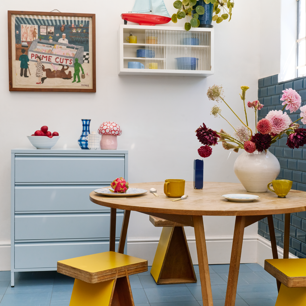 Popstrukt Bon Bon Chest of Drawers - Salt Blue