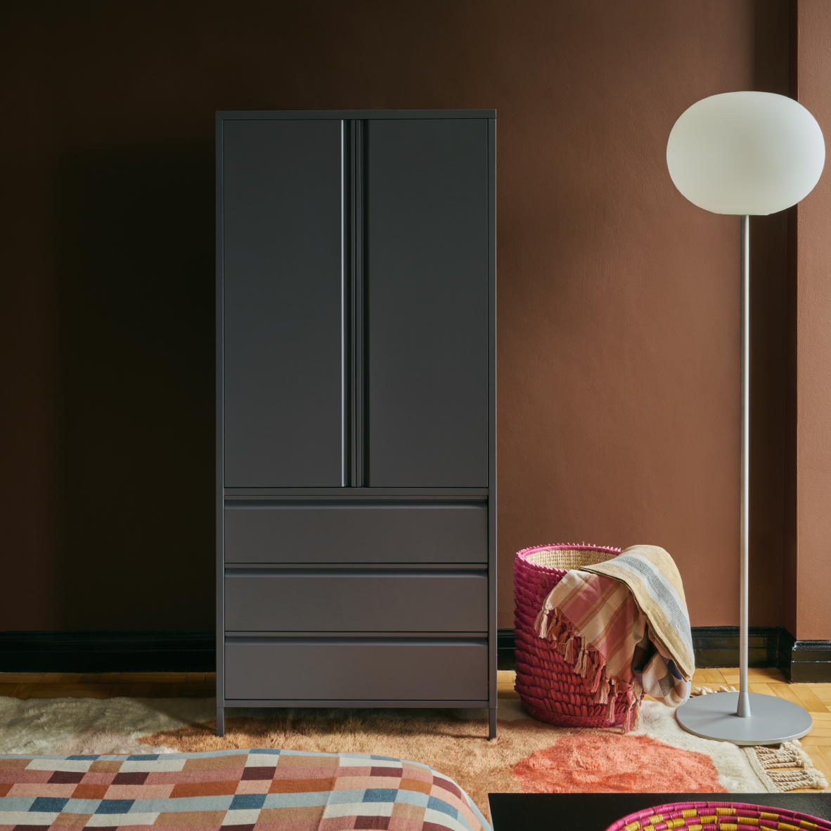 Popstrukt Bon Bon Double Locker - Carbon Grey