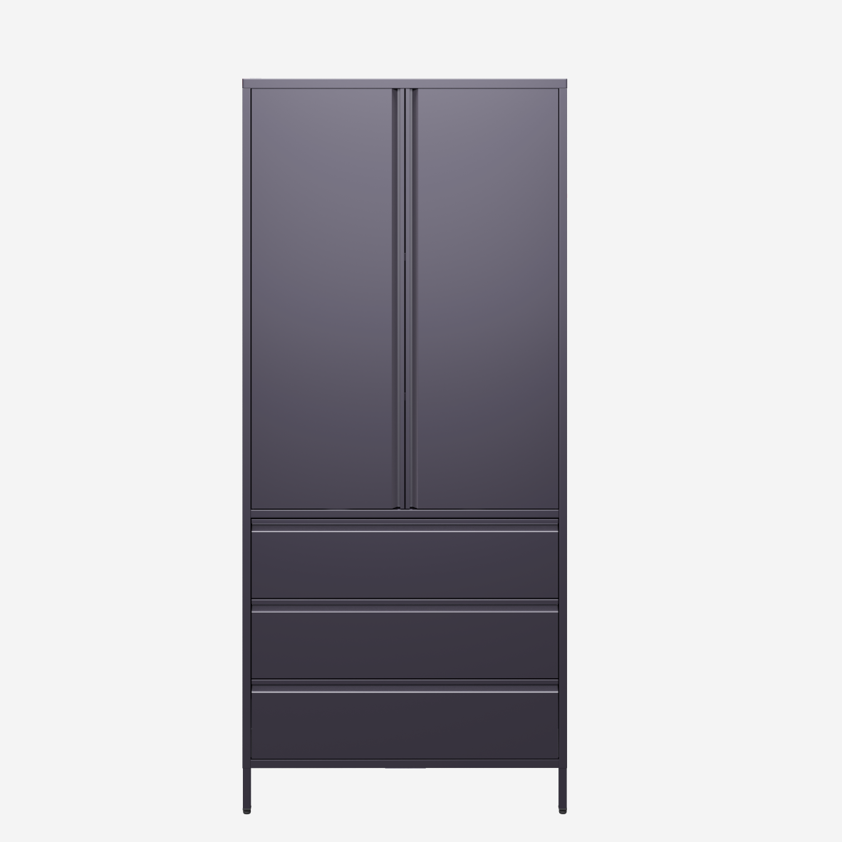 Popstrukt Bon Bon Double Locker - Carbon Grey