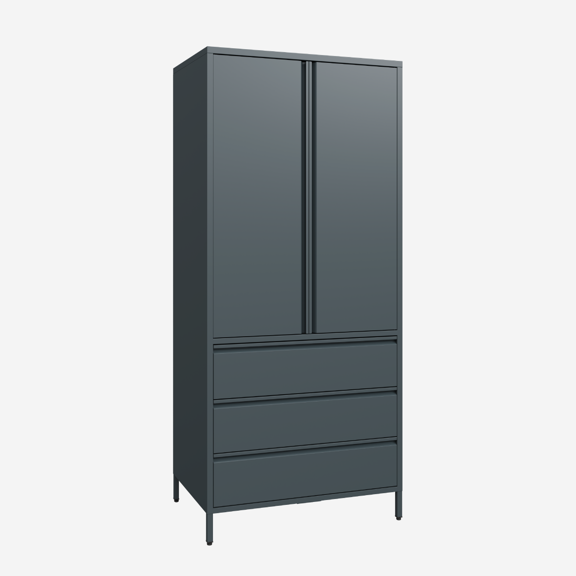 Popstrukt Bon Bon Double Locker - Dark Flint