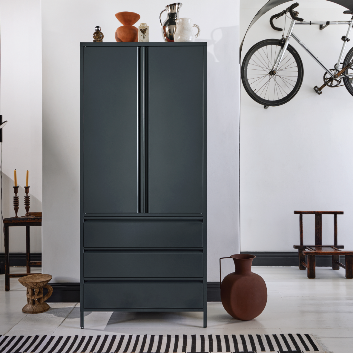 Popstrukt Bon Bon Double Locker - Dark Flint