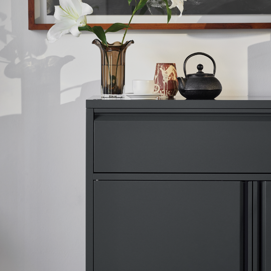 Popstrukt Bon Bon Sideboard - Dark Flint