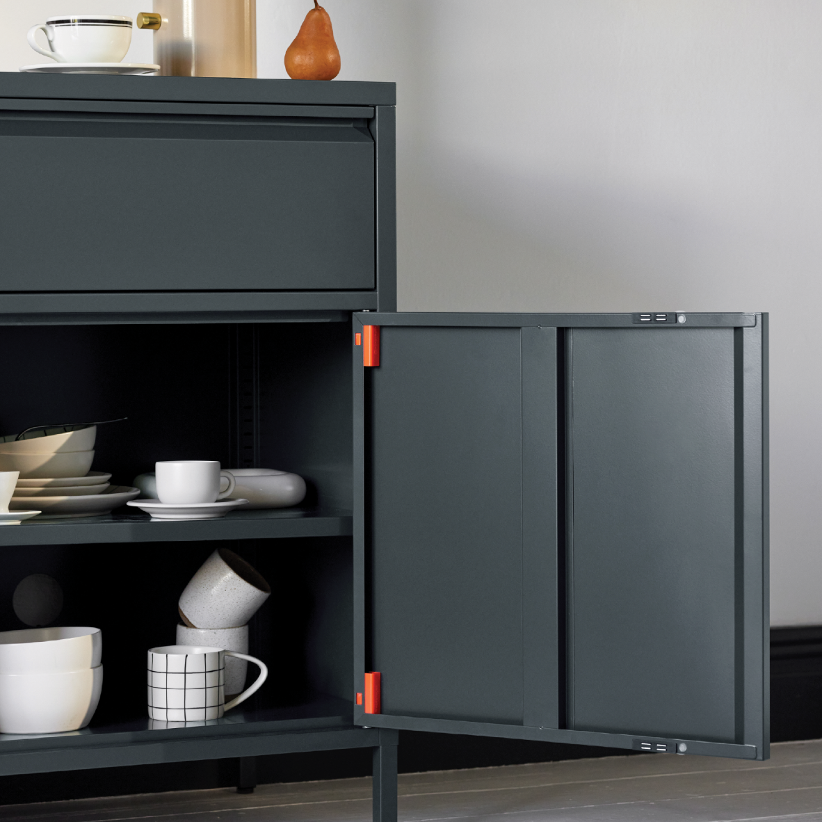 Popstrukt Bon Bon Sideboard - Dark Flint