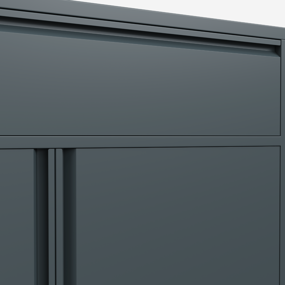 Popstrukt Bon Bon Sideboard - Dark Flint