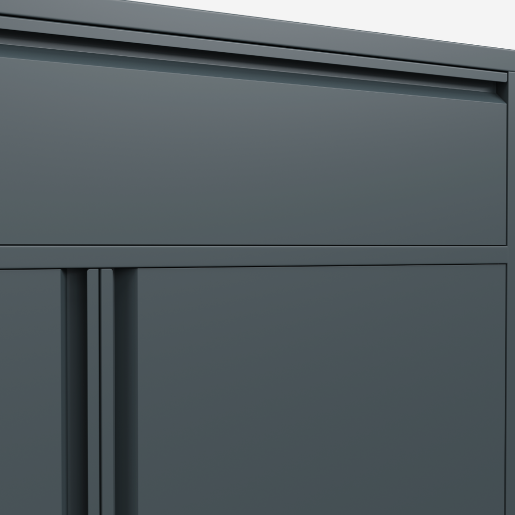 Popstrukt Bon Bon Sideboard - Dark Flint