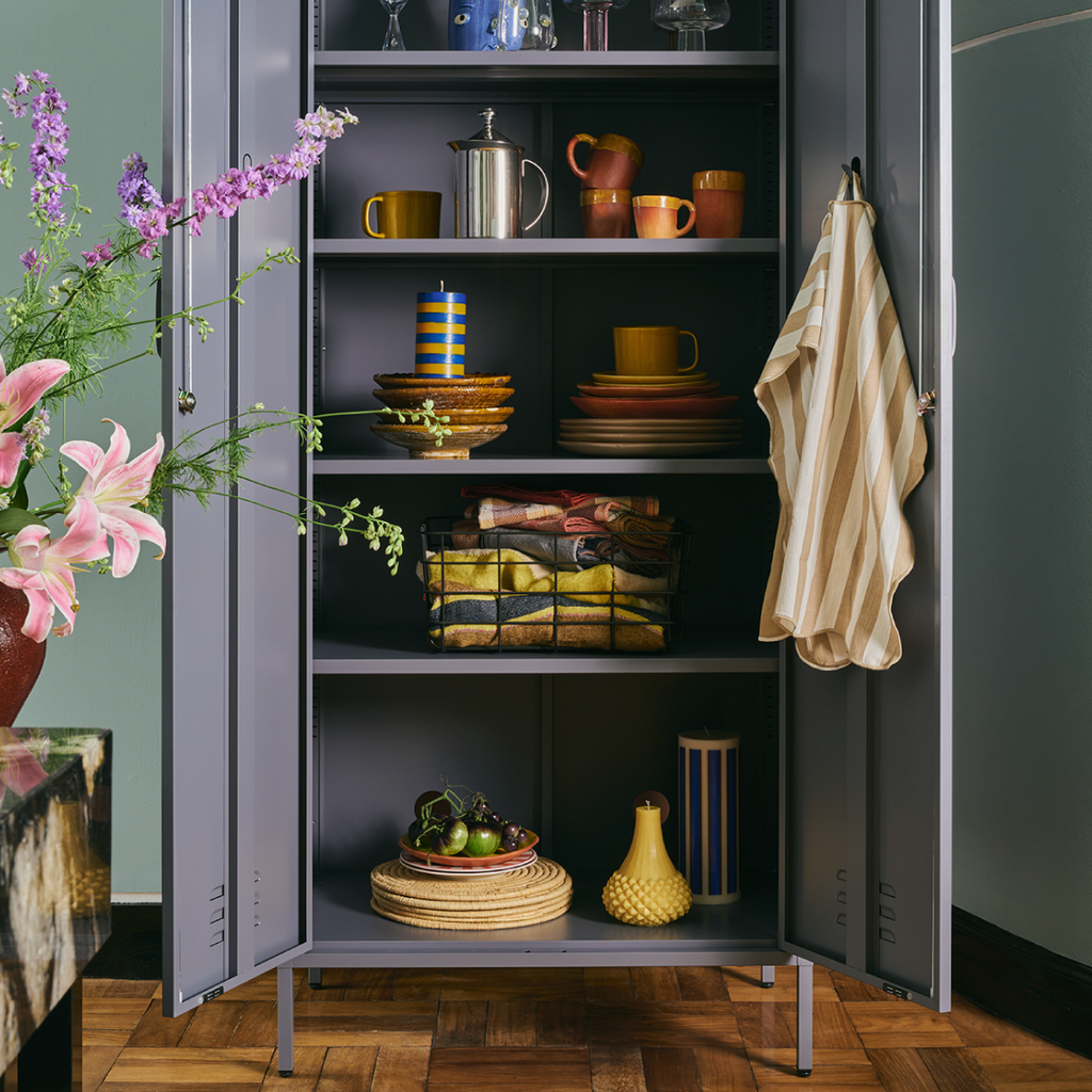 Popstrukt Sugar Cube Double Locker - Carbon Grey