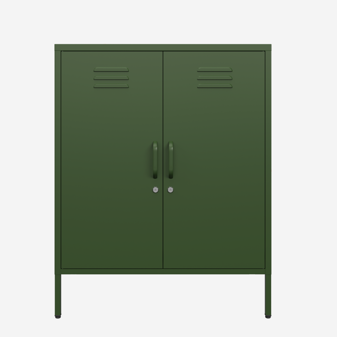 Popstrukt Sugar Cube Cabinet - Dark Olive