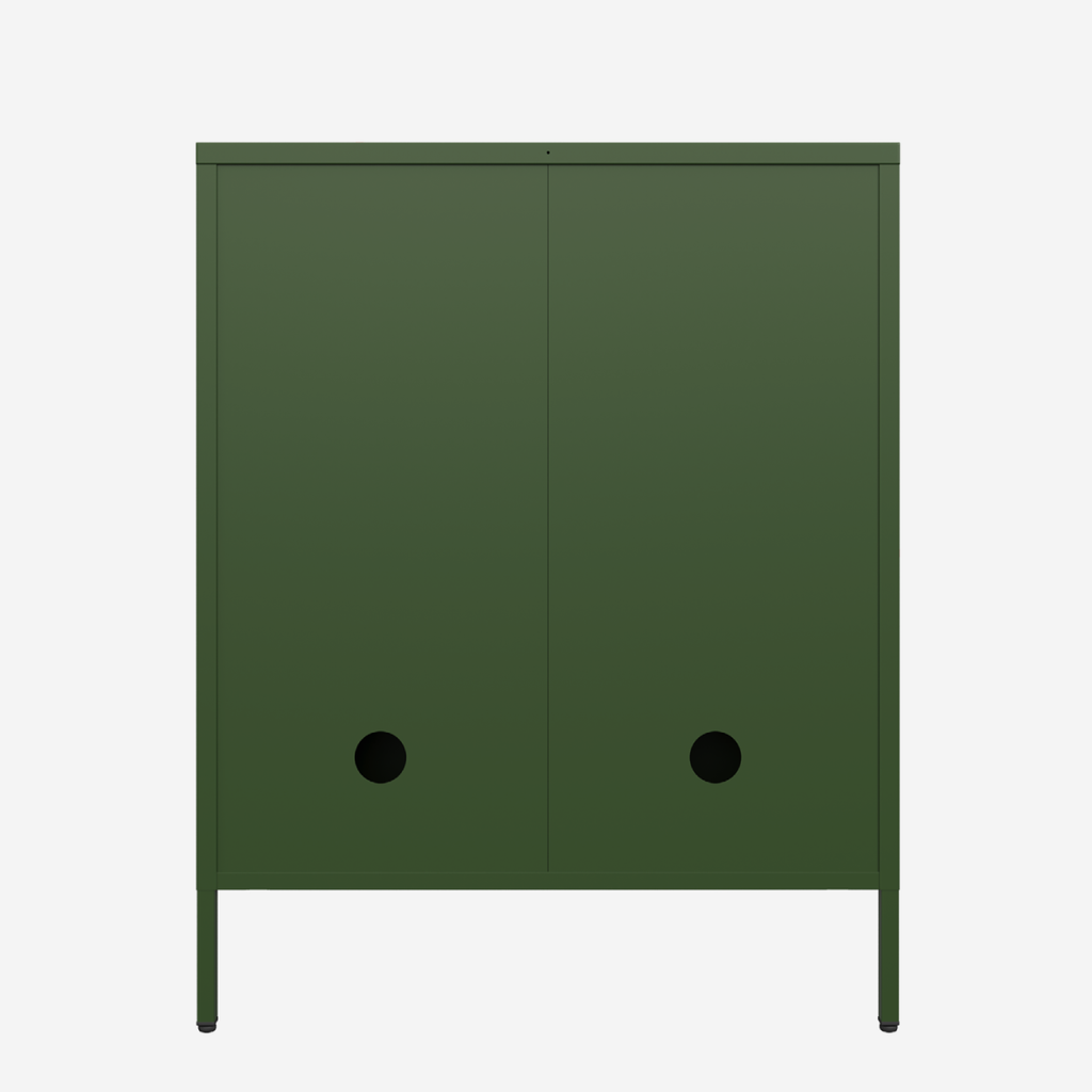 Popstrukt Sugar Cube Cabinet - Dark Olive
