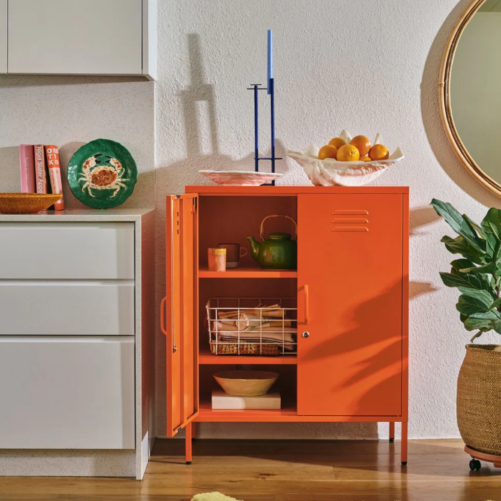 Popstrukt Sugar Cube Cabinet - Soda Pop Orange