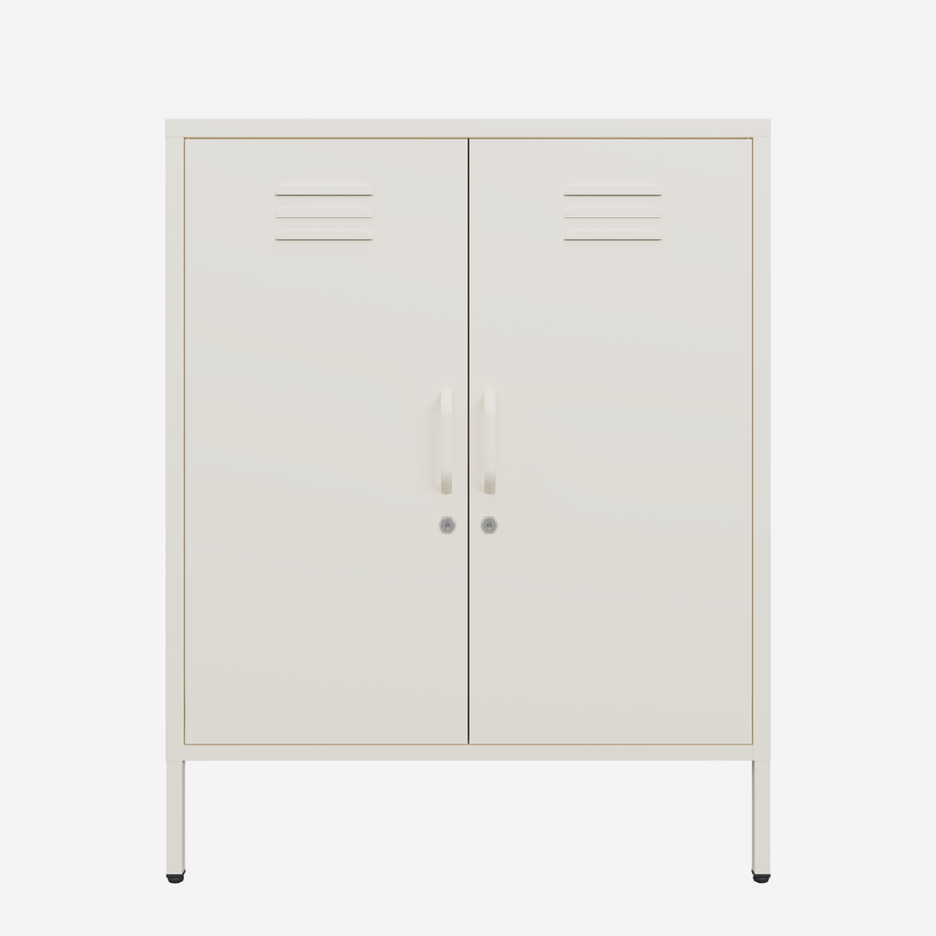 Popstrukt Sugar Cube Cabinet - Soft White