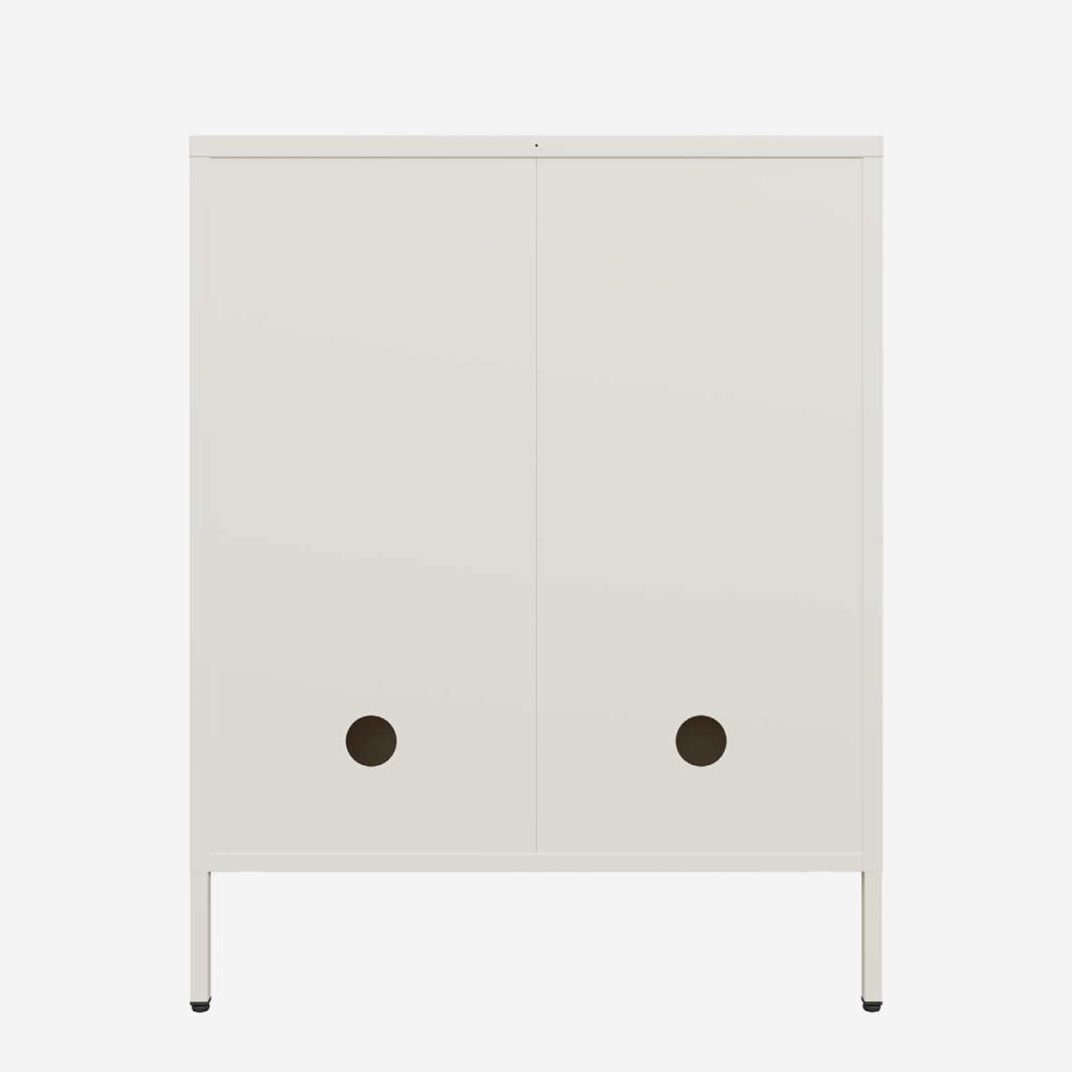 Popstrukt Sugar Cube Cabinet - Soft White
