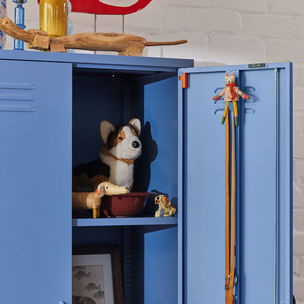 Popstrukt Sugar Cube Double Locker - Pigeon Blue