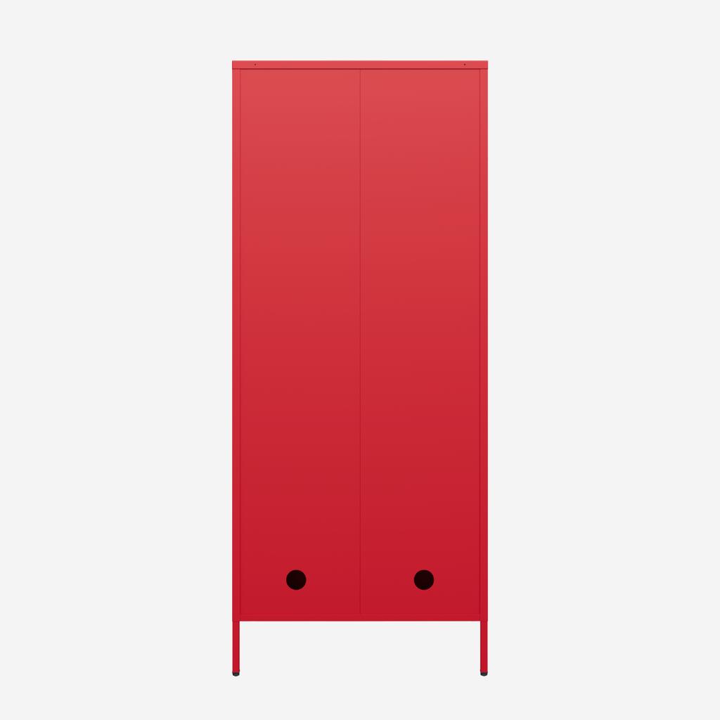 Popstrukt Sugar Cube Double Locker - Red Polka