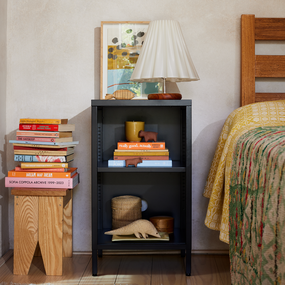 Popstrukt Wafer Side Table - Black Sand