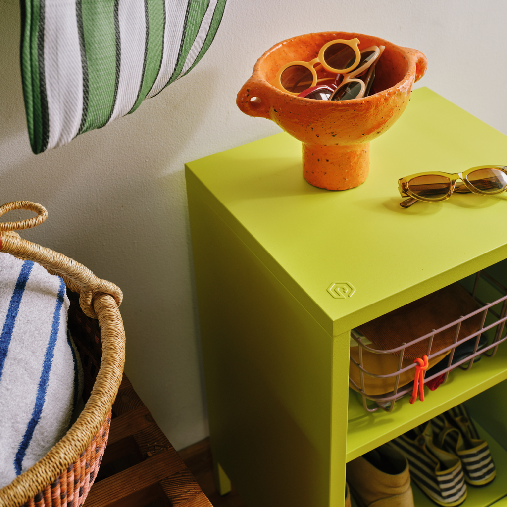 Popstrukt Wafer Side Table - Cyber Lime Sand