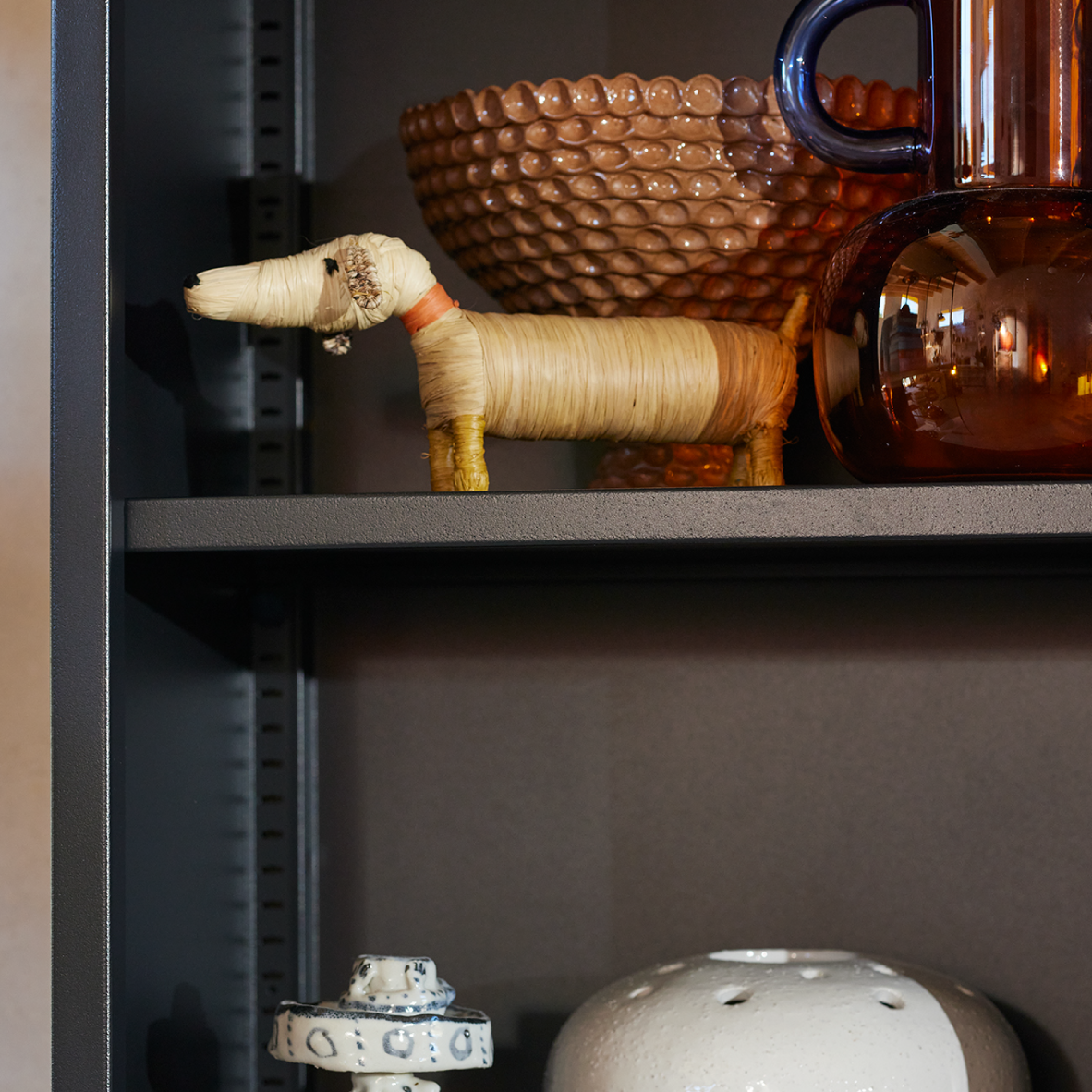 Popstrukt Wafer Tall Shelf - Black Sand