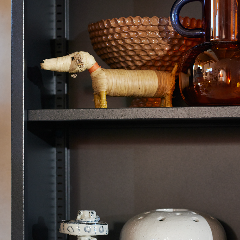 Popstrukt Wafer Tall Shelf - Black Sand