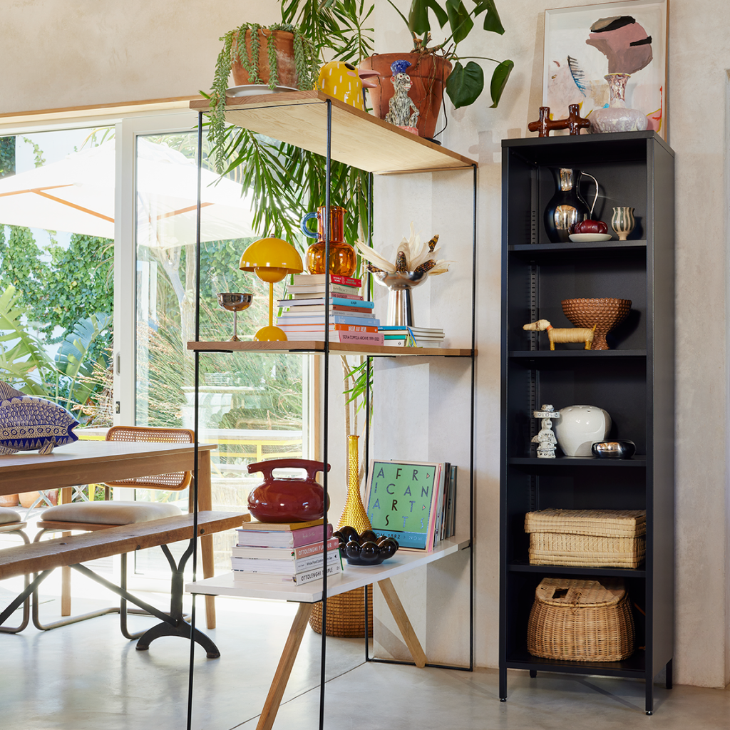 Popstrukt Wafer Tall Shelf - Black Sand