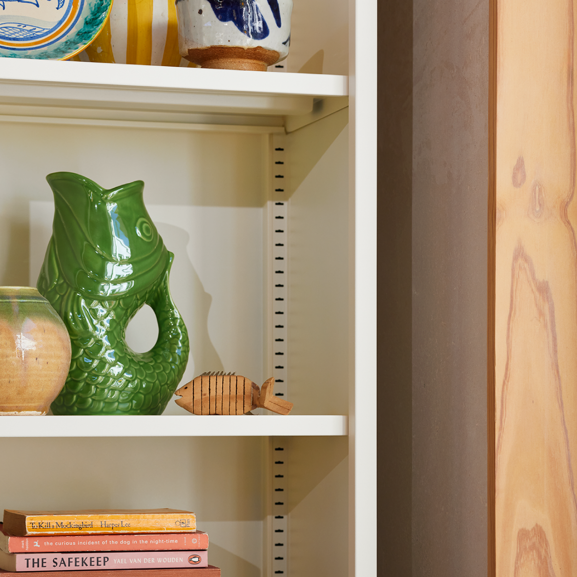 Popstrukt Wafer Tall Shelf - Soft White Sand