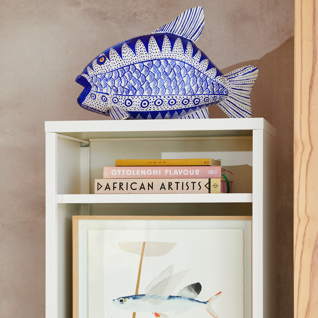 Popstrukt Wafer Tall Shelf - Soft White Sand