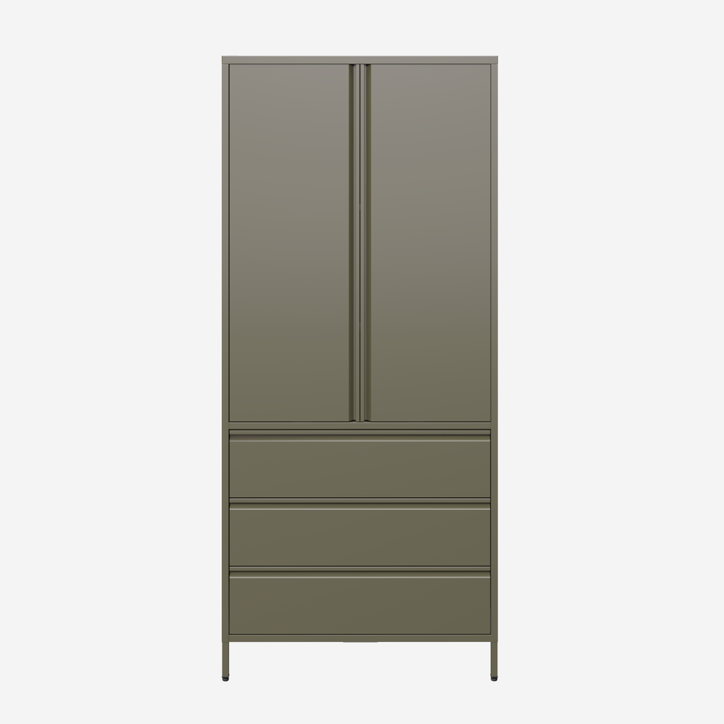 Popstrukt Bon Bon Double Locker - Moss Grey