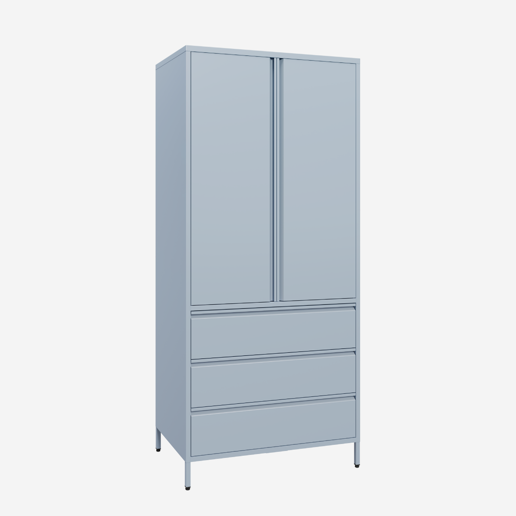 Popstrukt Bon Bon Double Locker - Salt Blue