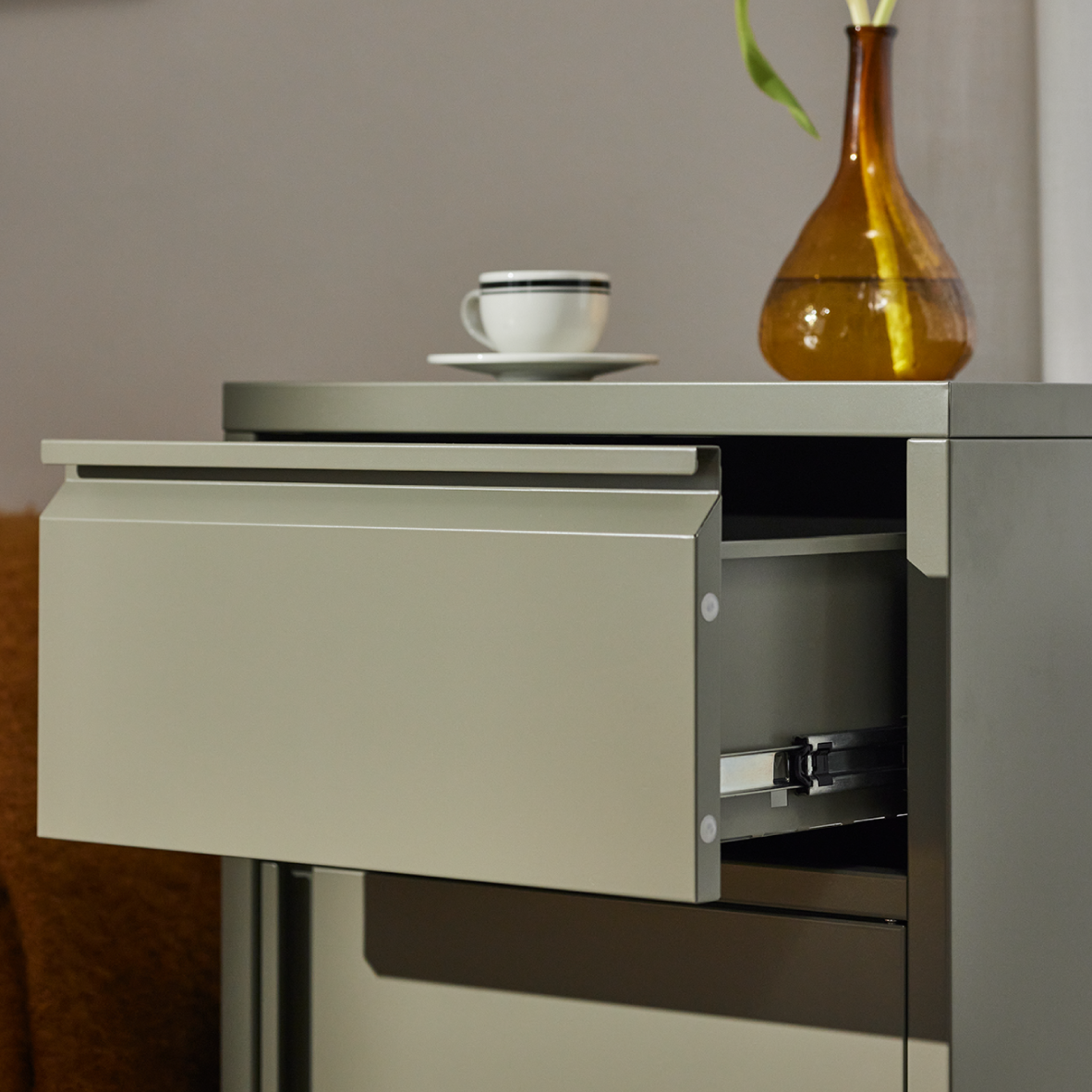 Popstrukt Bon Bon Side Table - Moss Grey