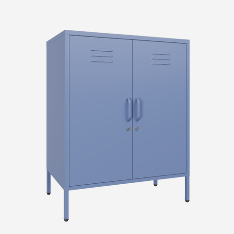 Popstrukt Sugar Cube Cabinet - Pigeon Blue