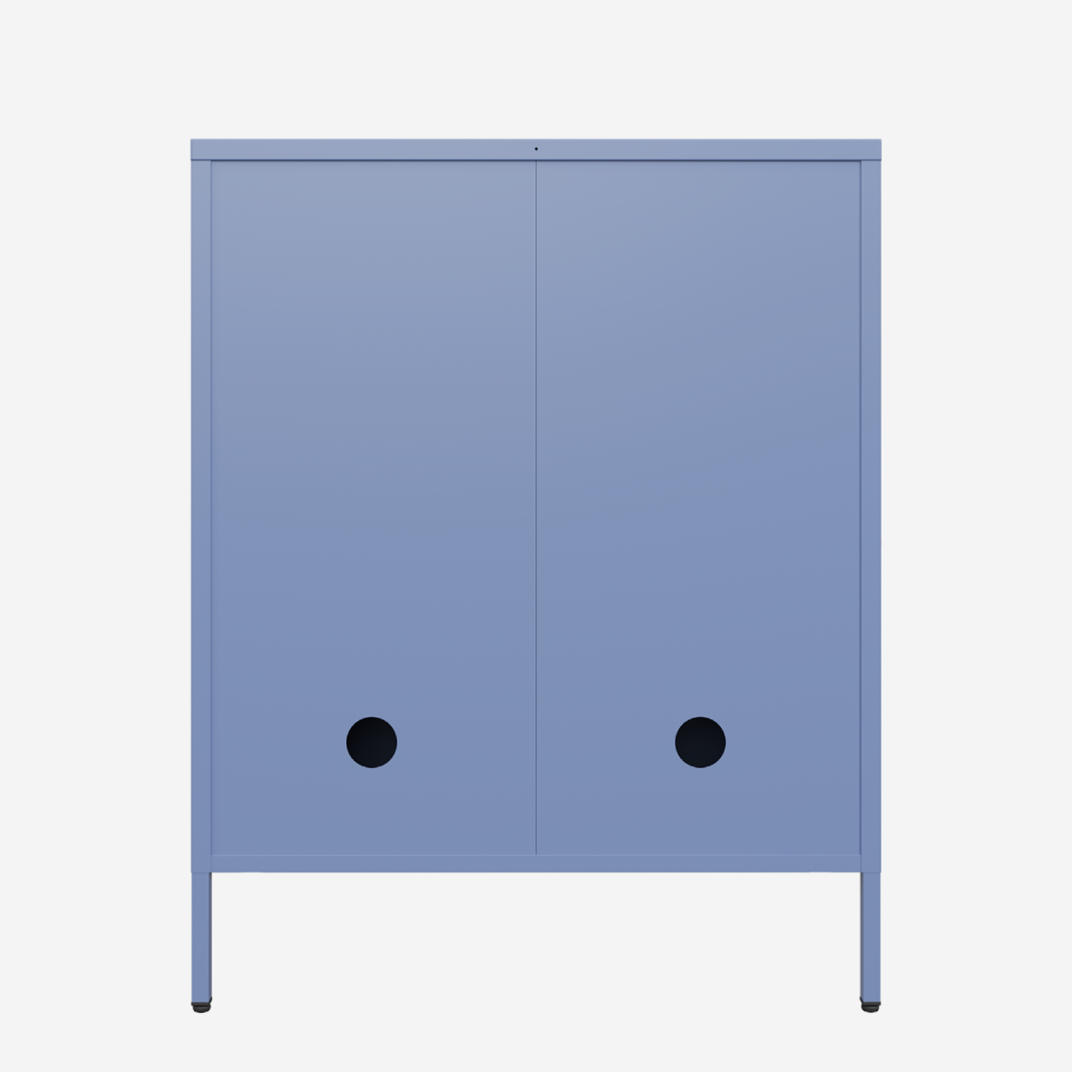 Popstrukt Sugar Cube Cabinet - Pigeon Blue