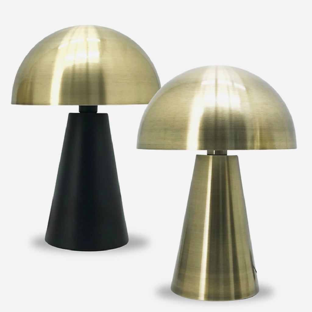 Portobello Table Lamp - Black & Brass