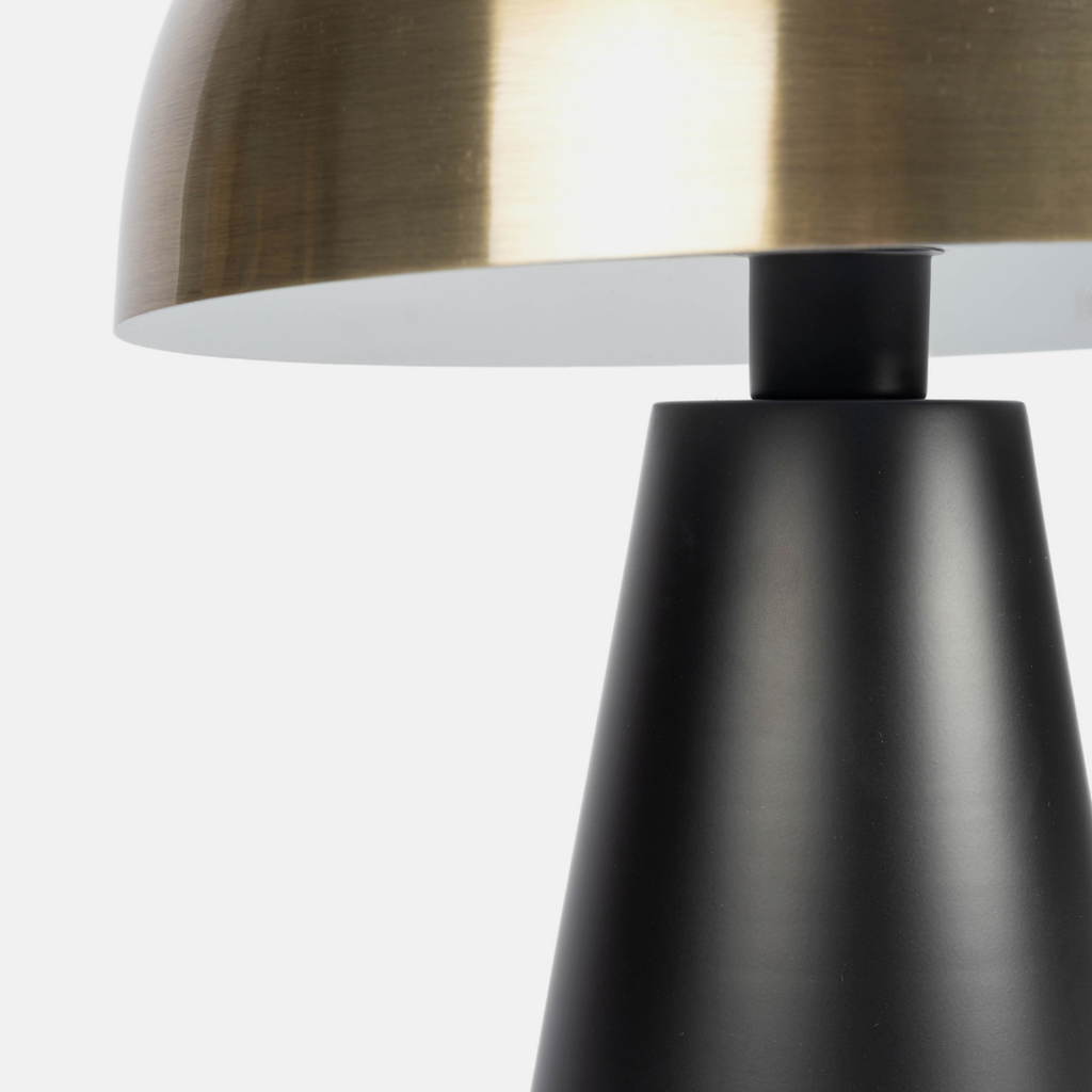 Portobello Table Lamp - Black & Brass