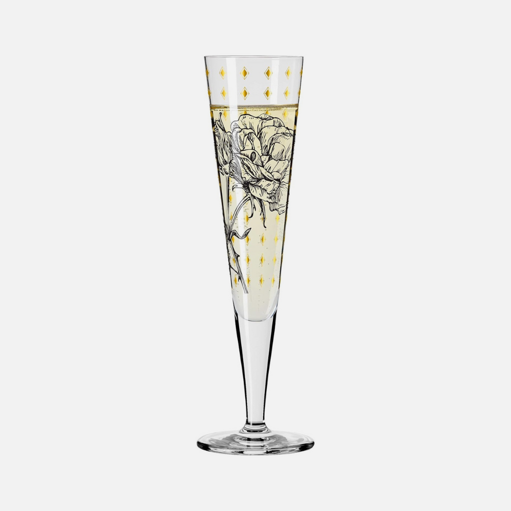 GoldNight Champagne Glass - Lisa Hofgärtners