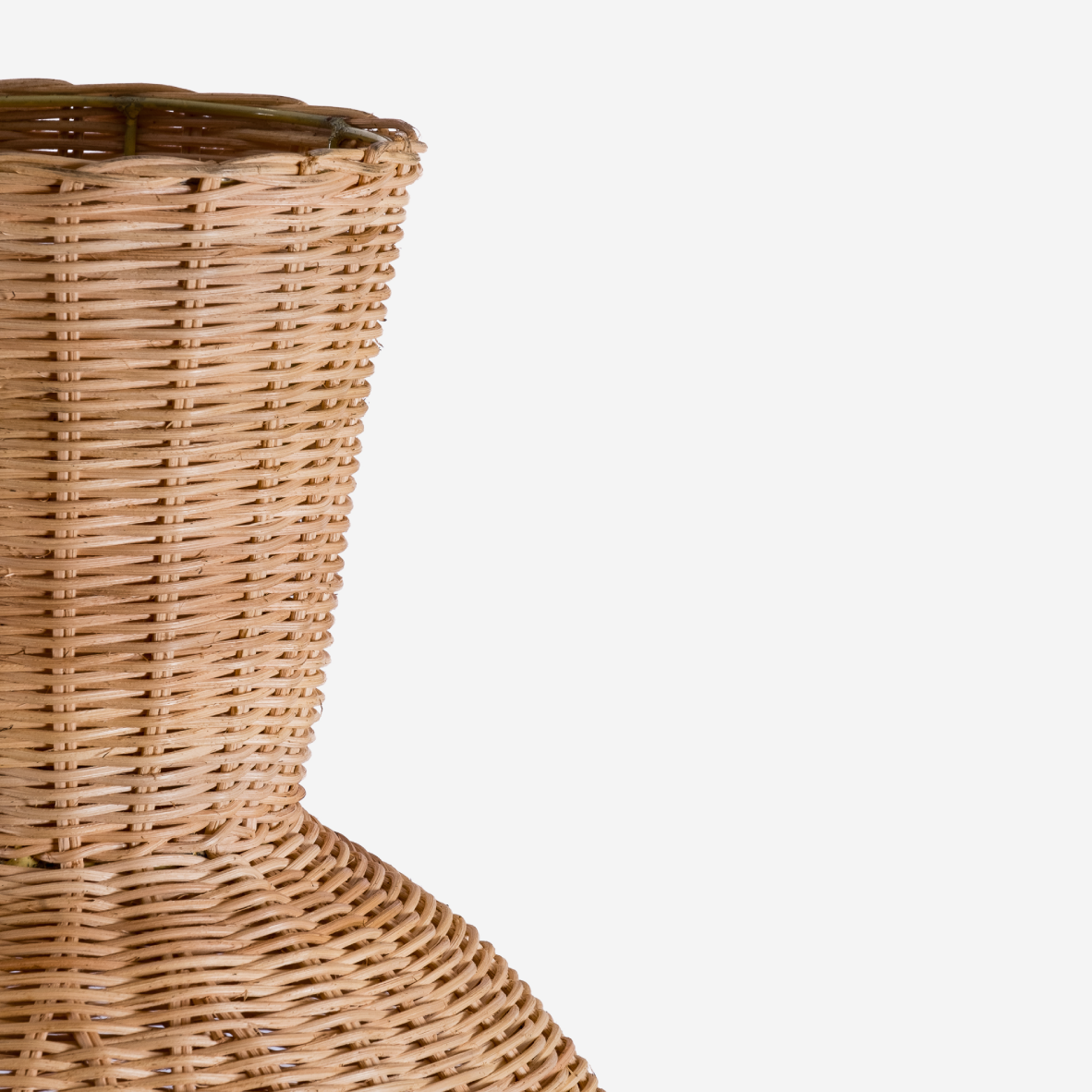 Rattan Lampshade - Terraced Sphere