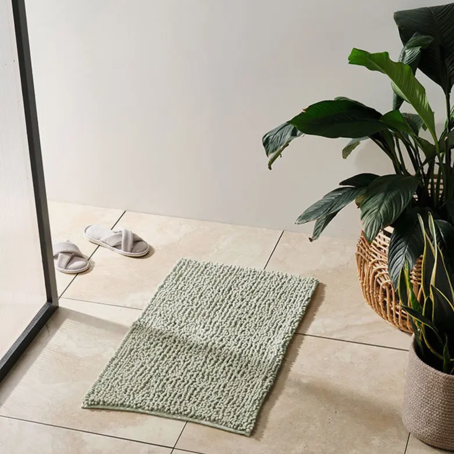 Reed Toggle Bathmat - Seagrass