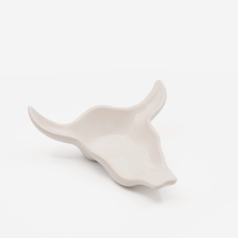 Skull Teaspoon Holder - White