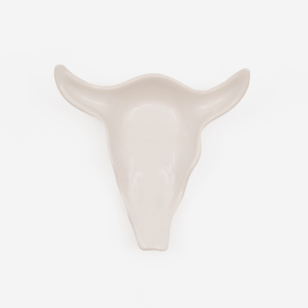 Skull Teaspoon Holder - White