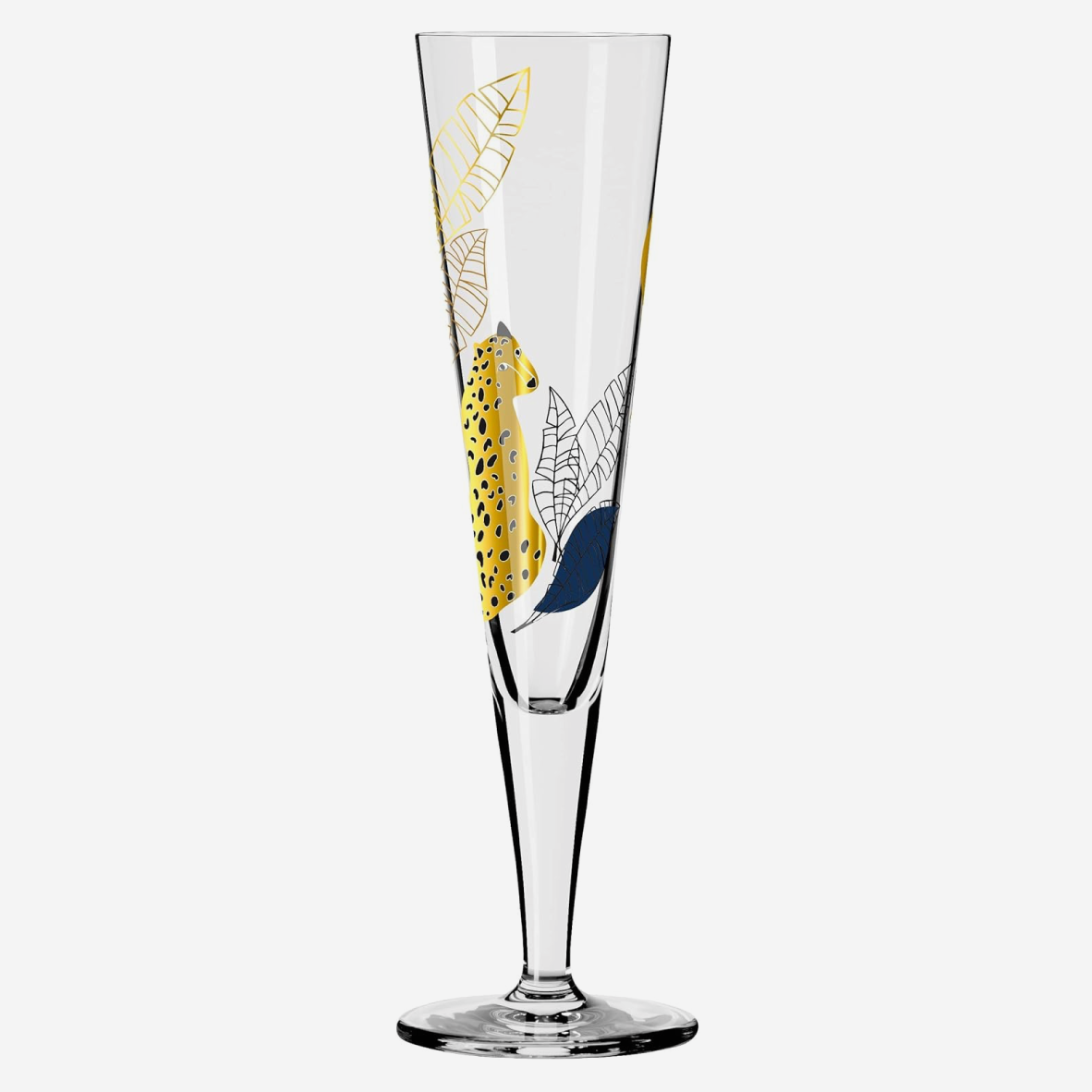 GoldNight Champagne Glass - Concetta Lorenzo