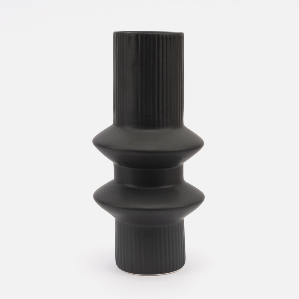 Saturn Vase - Black