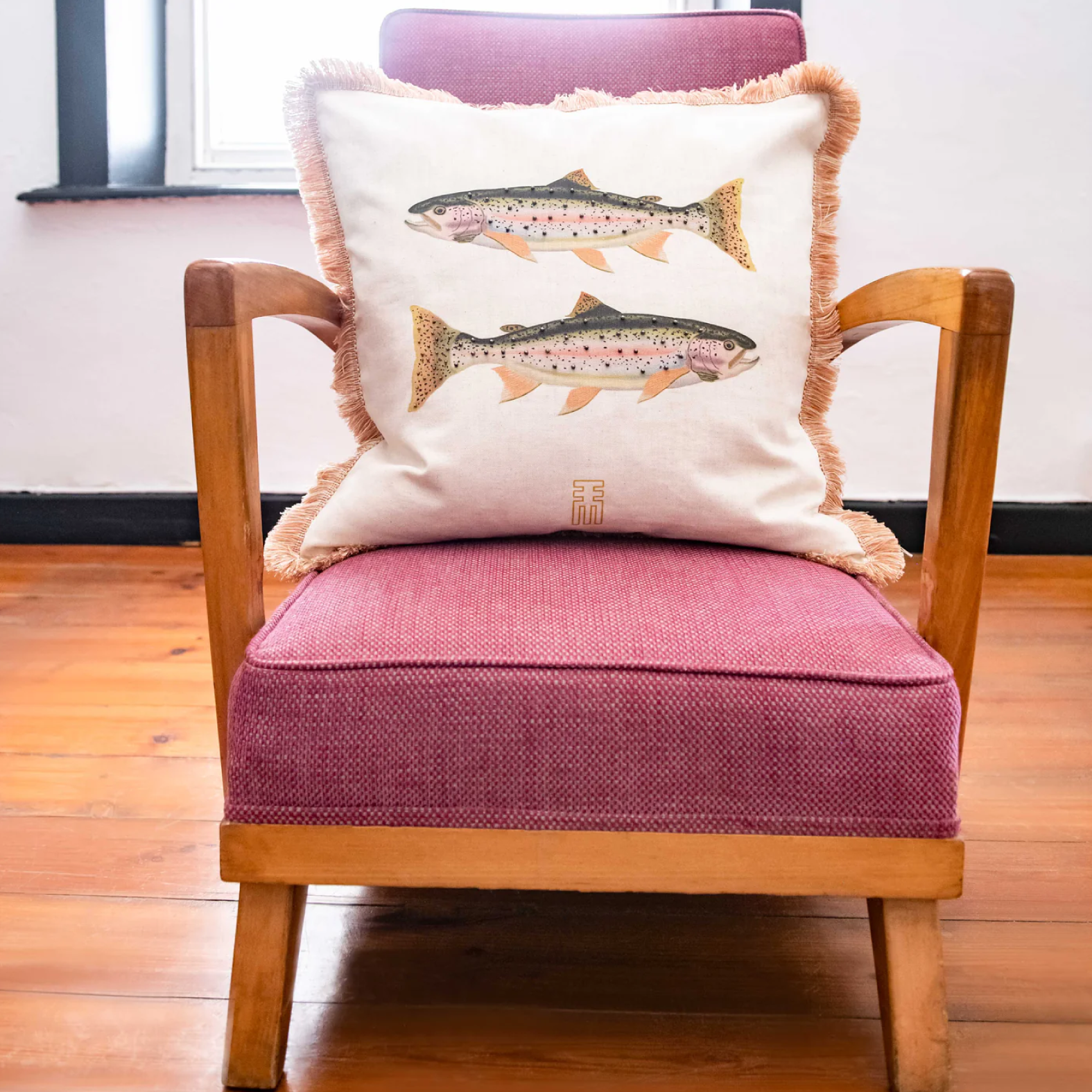 Scatter Cushion & Inner - Rainbow Trout