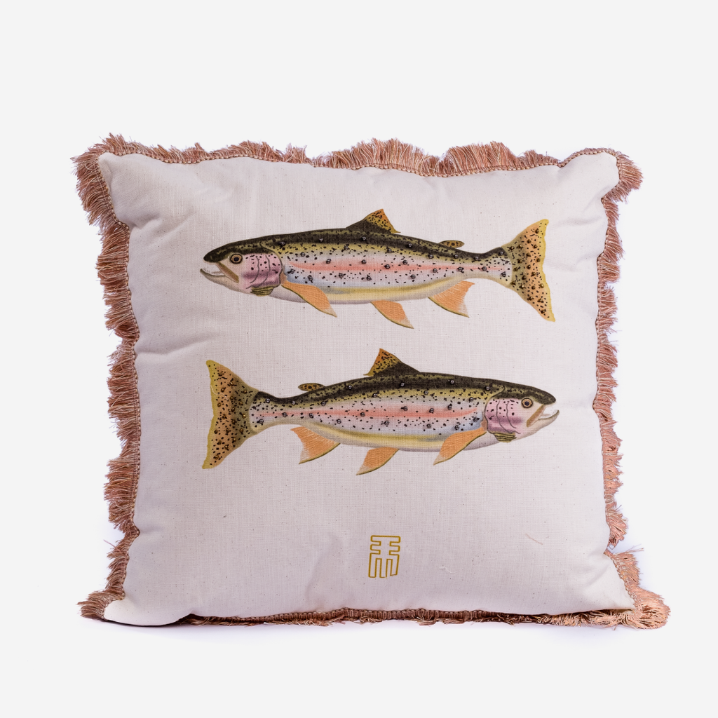 Scatter Cushion & Inner - Rainbow Trout