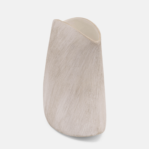 Scratched Rock Vase - Concrete