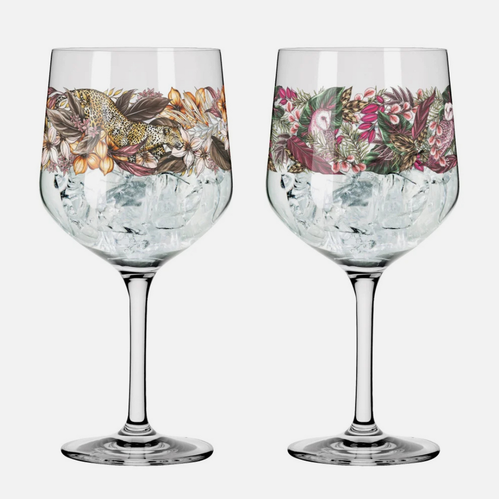 Shadow Fauna Gin Glass Set - Maggie Enterrios