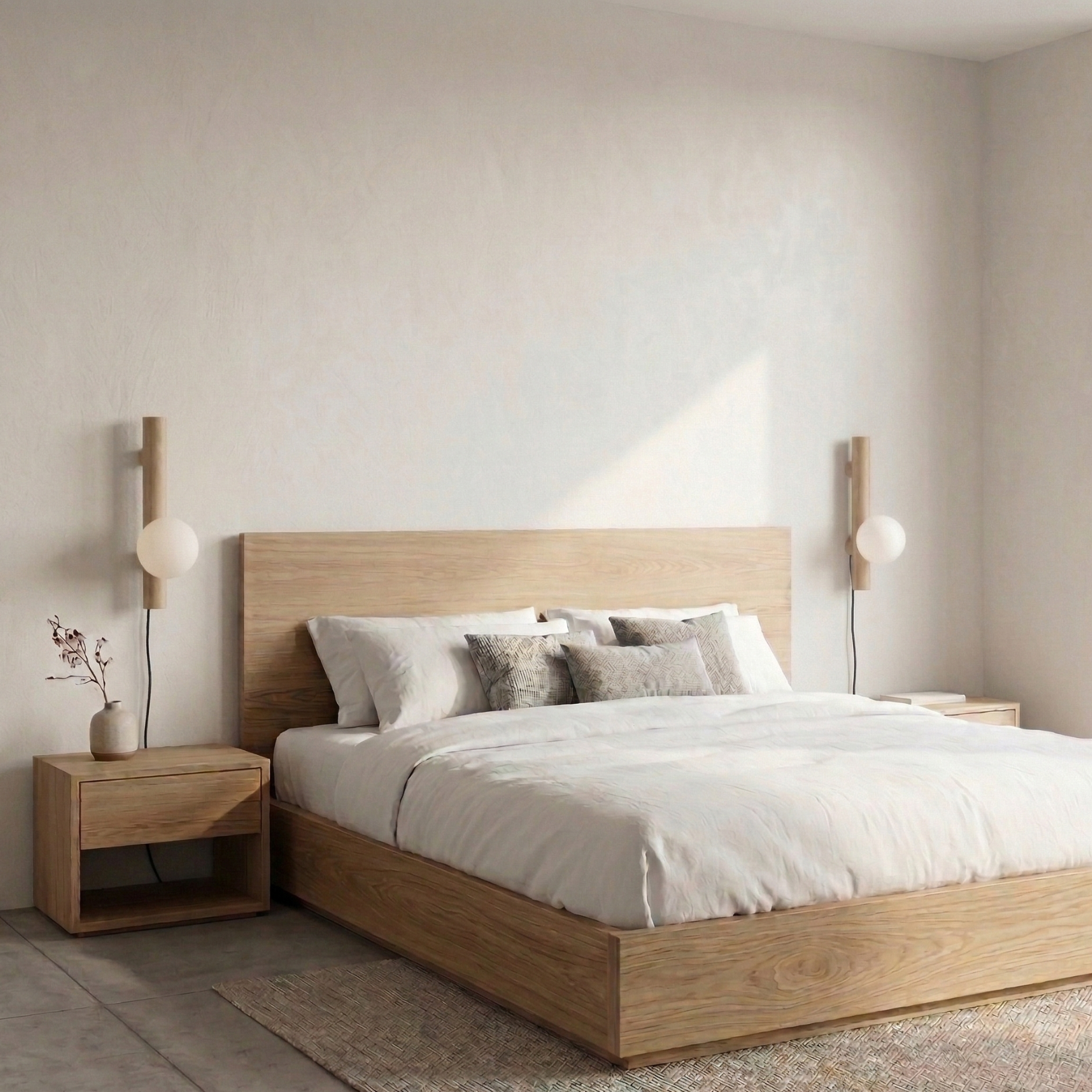 Scalla Wall Lamp - Natural Oak